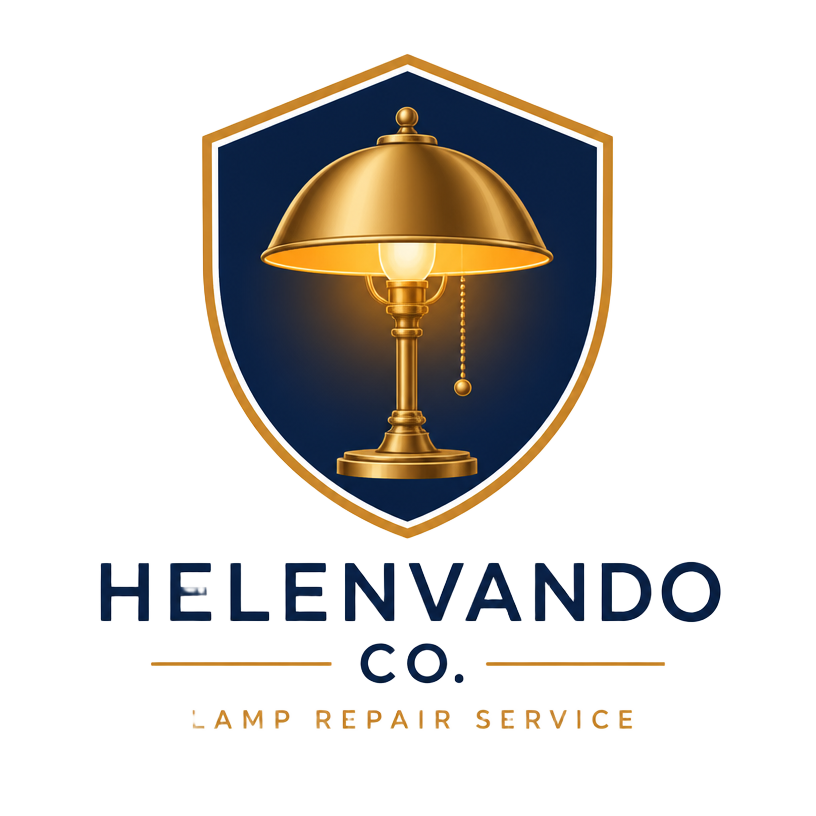 Helenvando Co. lamp repair logo